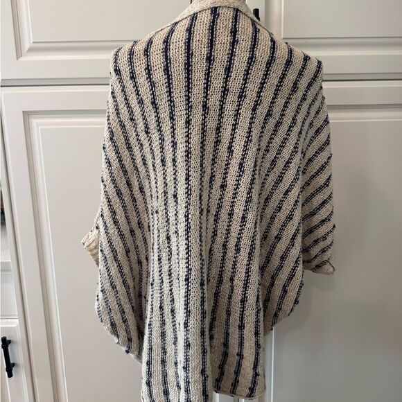 Free People Striped Open-Front Sweater cardigan - Picture 3 of 9